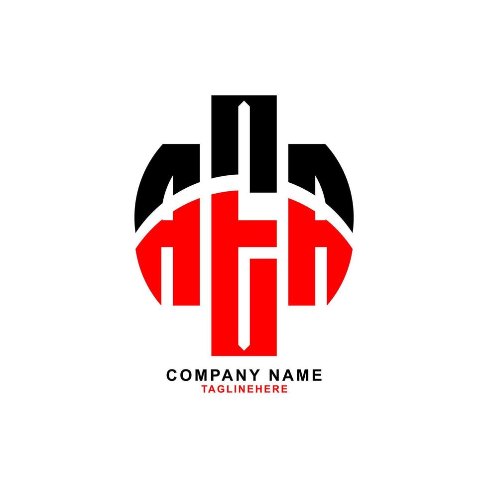 création de logo de lettre aea créative avec fond blanc vecteur