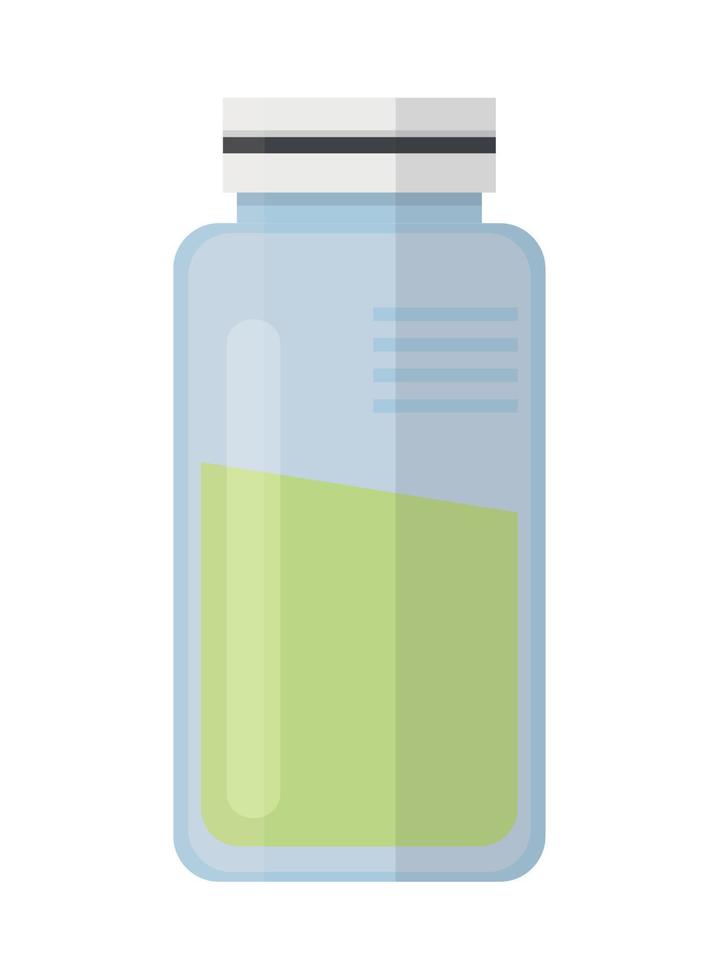 icône de bouteille de médicament vecteur