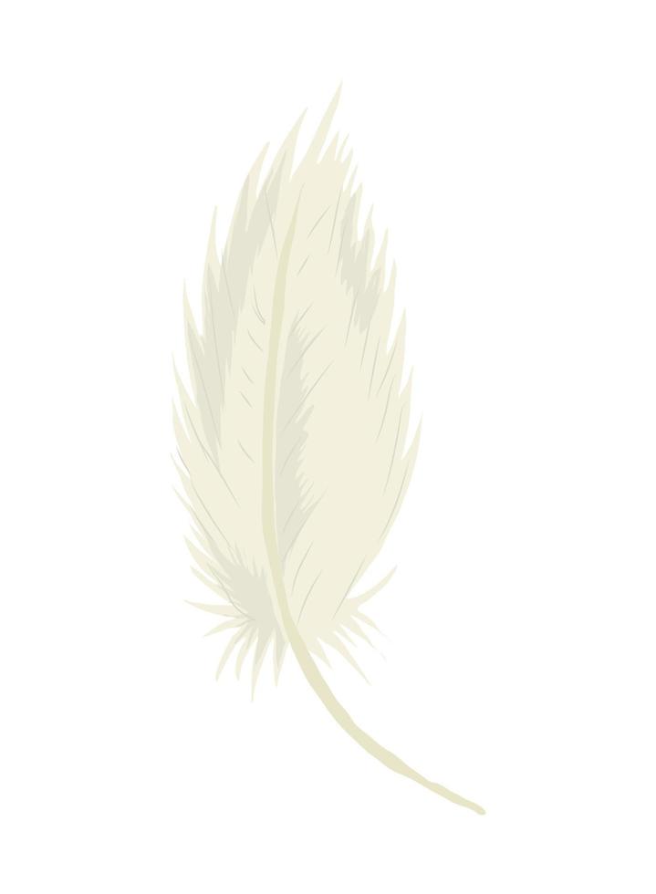 icône oiseau plume vecteur
