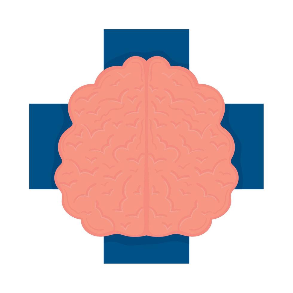 journée de la santé mentale, icône vectorielle vecteur