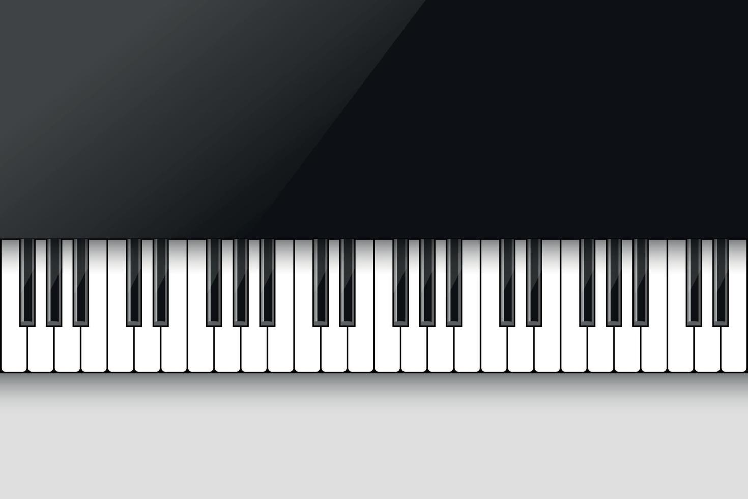 fond de musique avec piano vecteur