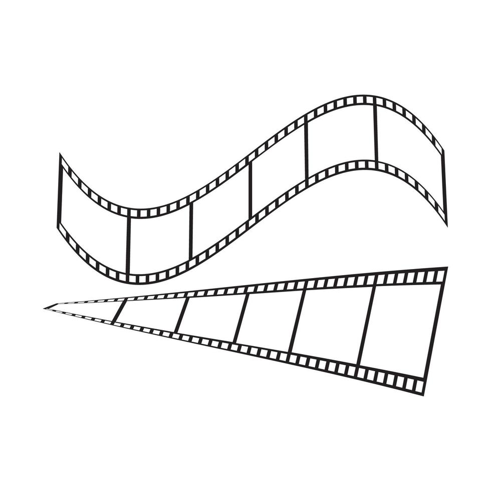 Modèle de logo de pellicule abstrack conception d'illustration vectorielle vecteur