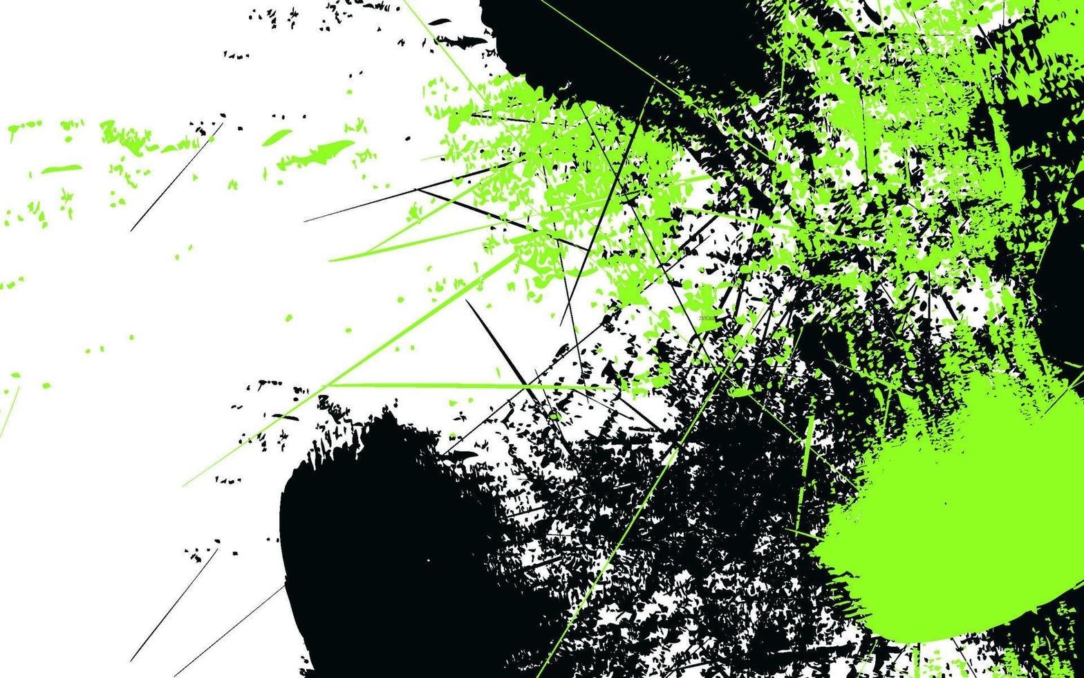 abstrait vert noir et blanc fond de peinture murale vecteur