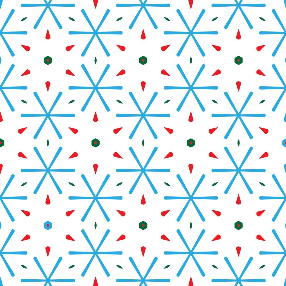 motif abstrait de flocon de neige vecteur