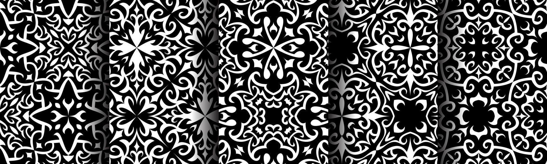 abstrait motif ethnique traditionnel vecteur