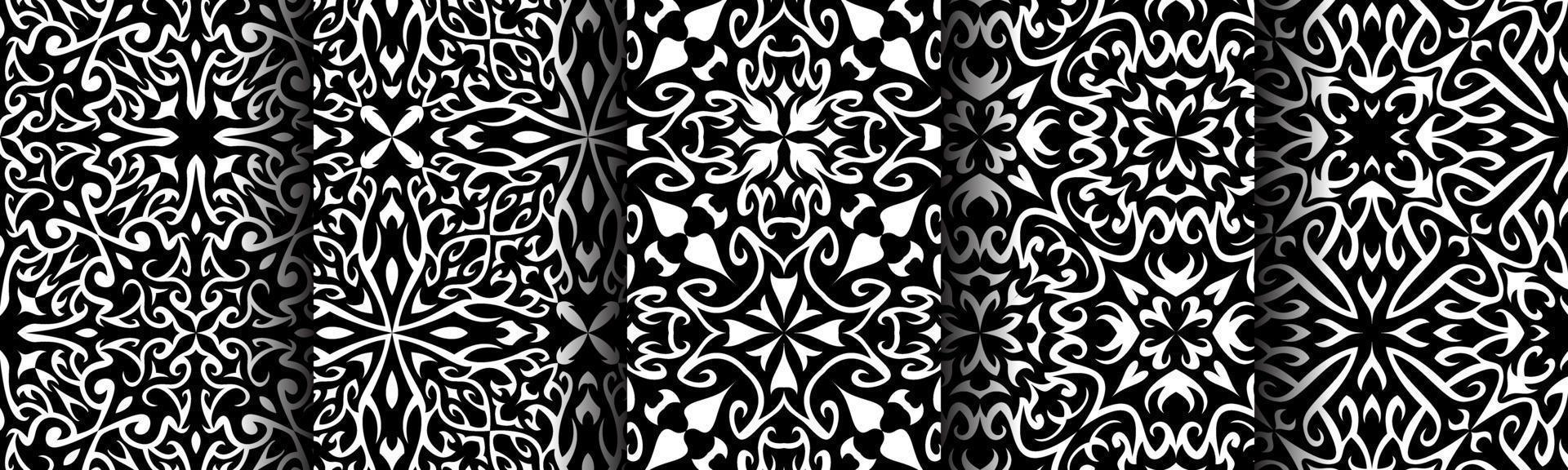 abstrait motif ethnique traditionnel vecteur