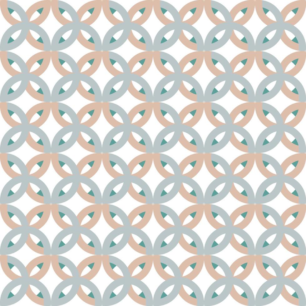 motif géométrique abstrait sans soudure dans des tons pastel vecteur