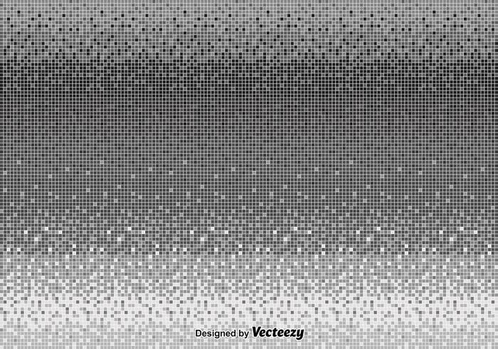 Fond de pixel gris vectoriel