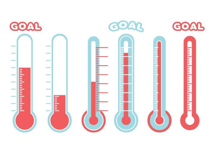 Vector Thermomètre Goal