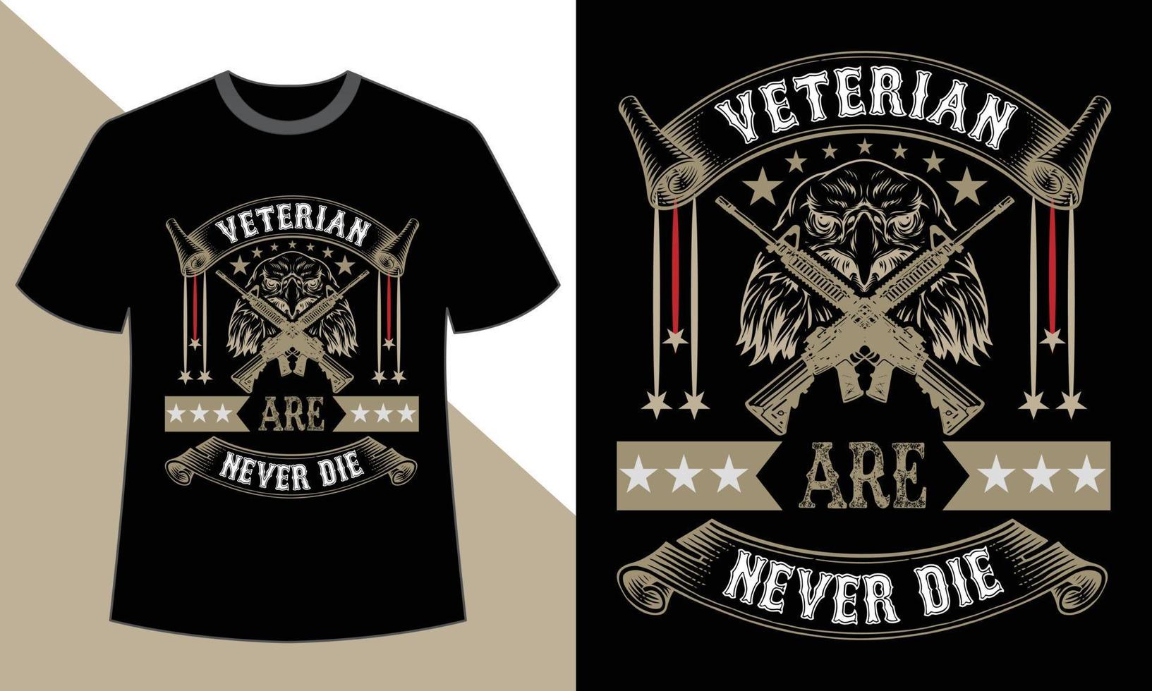 conception de t-shirt de la journée des anciens combattants vecteur