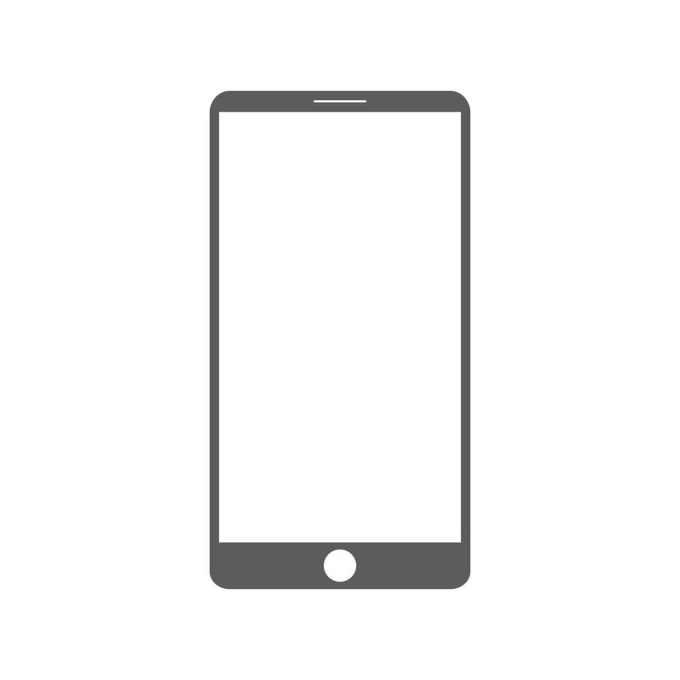 icônes mobiles, smartphone. illustration vectorielle de téléphone ou de signe mobile vecteur