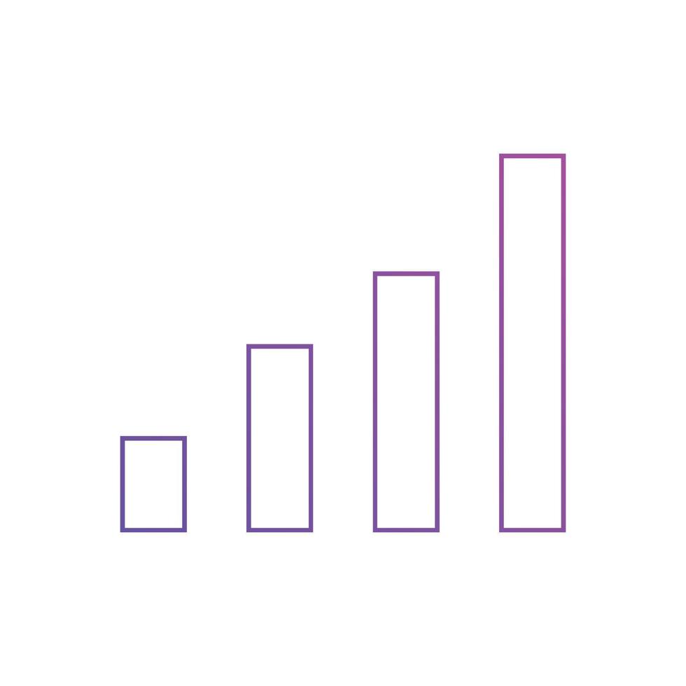 classer les icônes de croissance. utilisé pour le référencement ou la conception Web vecteur