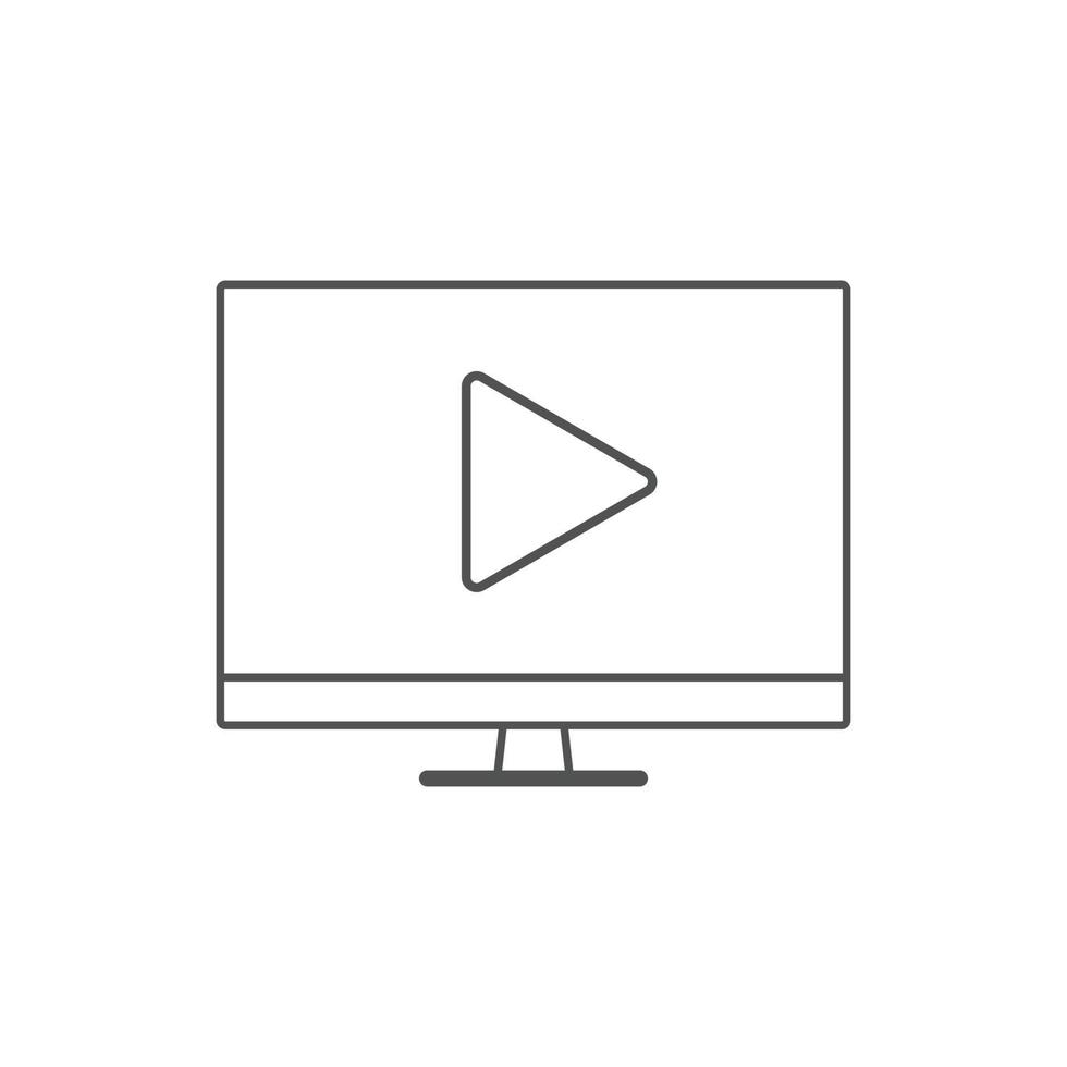 illustrations vectorielles d'icône de marketing vidéo. utilisé pour le référencement ou les sites Web vecteur