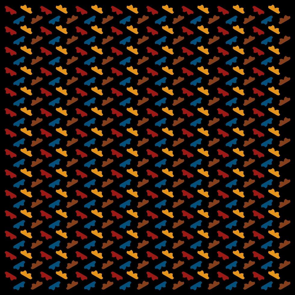 modèle de conception de modèle d'ornement avec motif décoratif. fond dans un style plat. répétition et vecteur continu pour papiers peints papier d'emballage emballage impression tissu textile