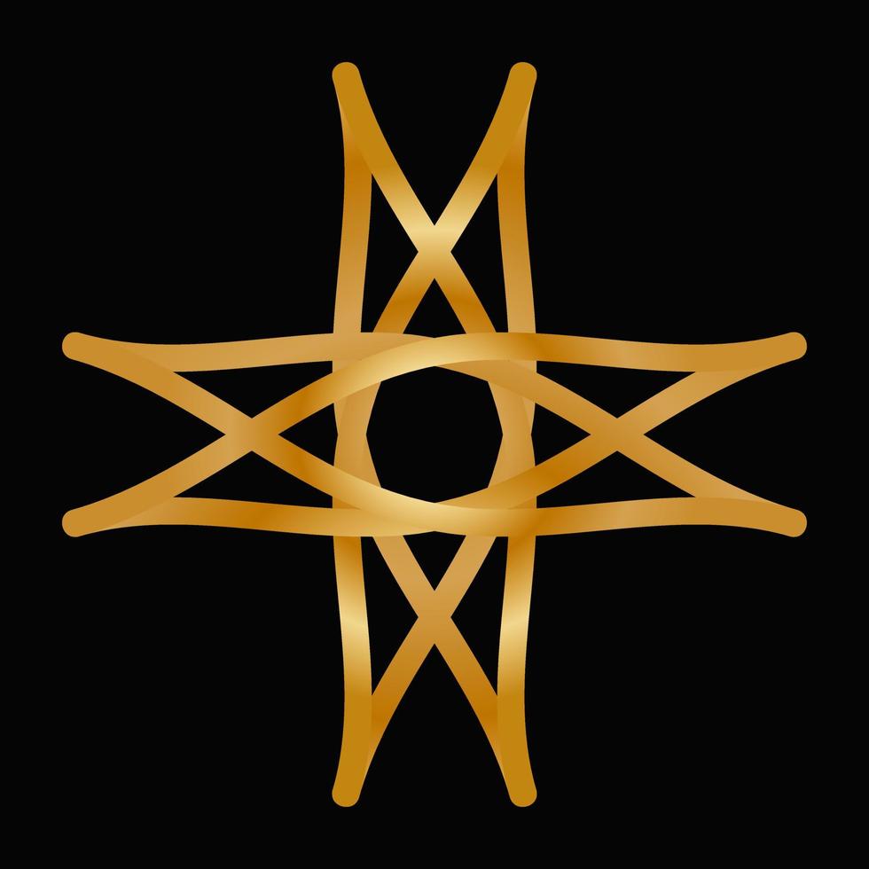 logo de l'entreprise avec une forme abstraite vecteur