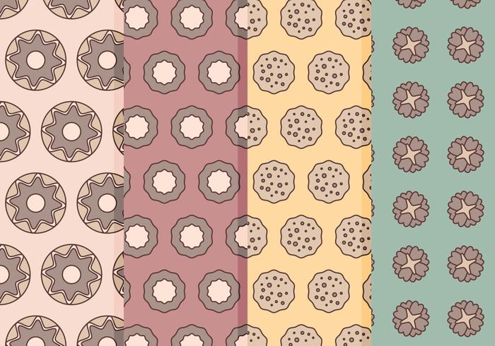 Patterns Sweets Vectorisés vecteur