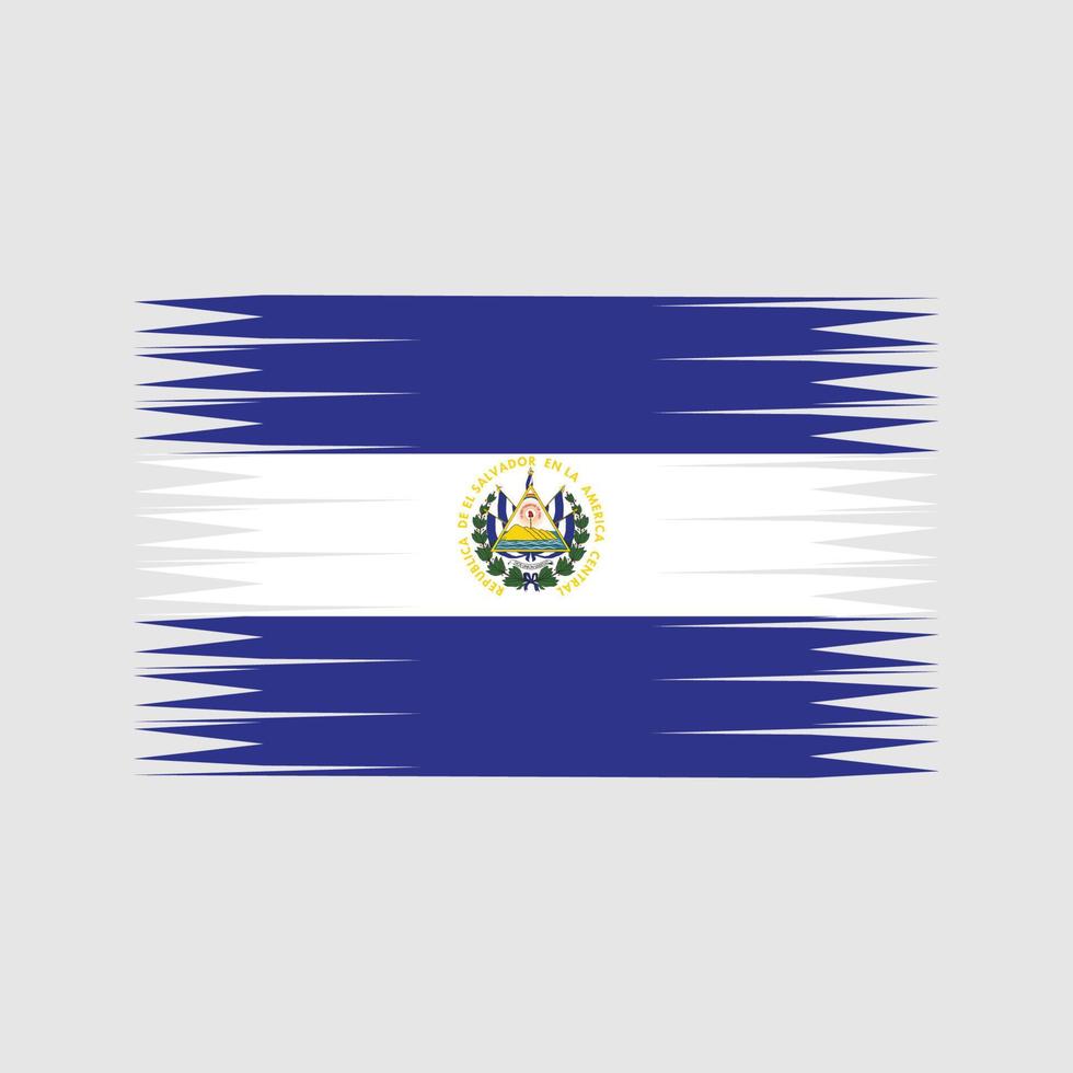 vecteur de drapeau du salvador. drapeau national