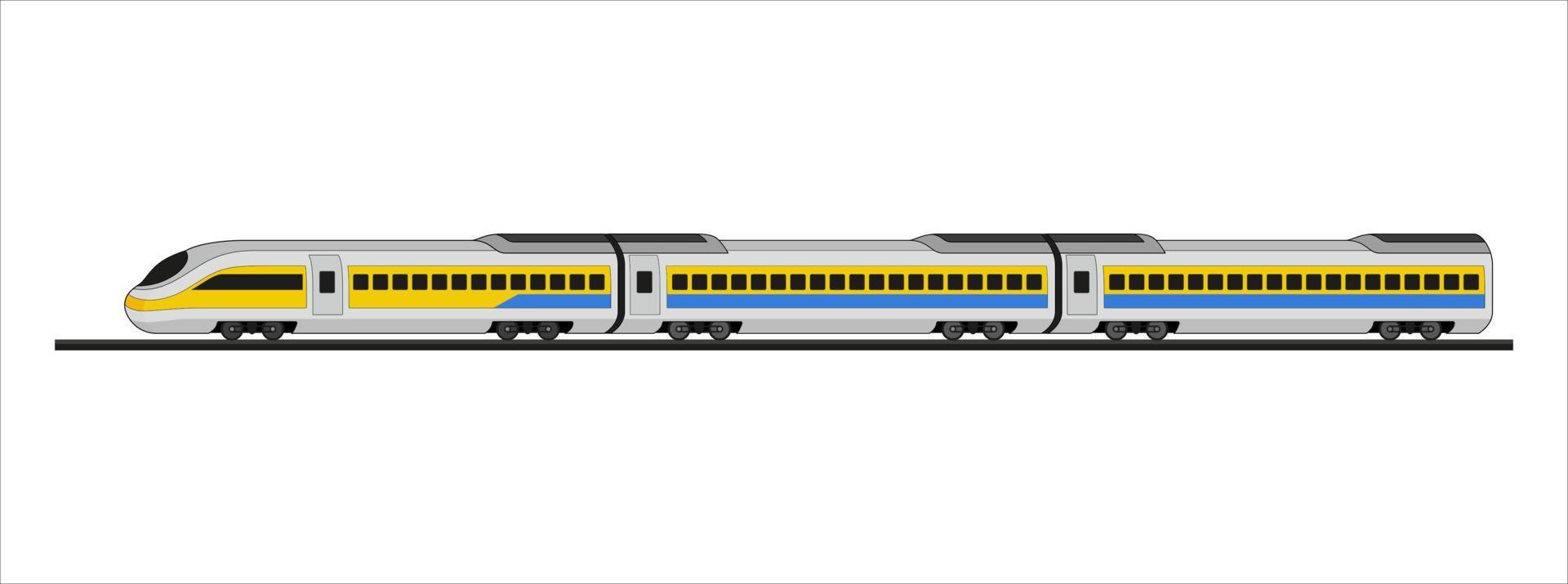 illustration vectorielle de train express vecteur
