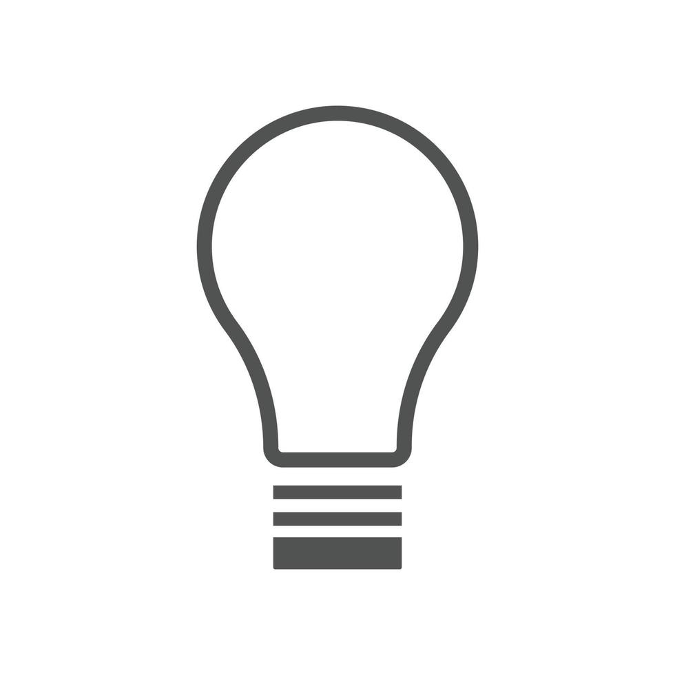 illustrations vectorielles d'icône d'idée créative. pour le référencement et les sites Web. ampoule, solution, icône de la lampe vecteur