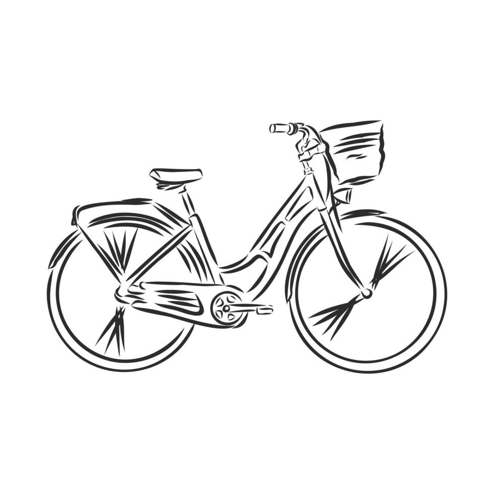 croquis de vecteur de vélo