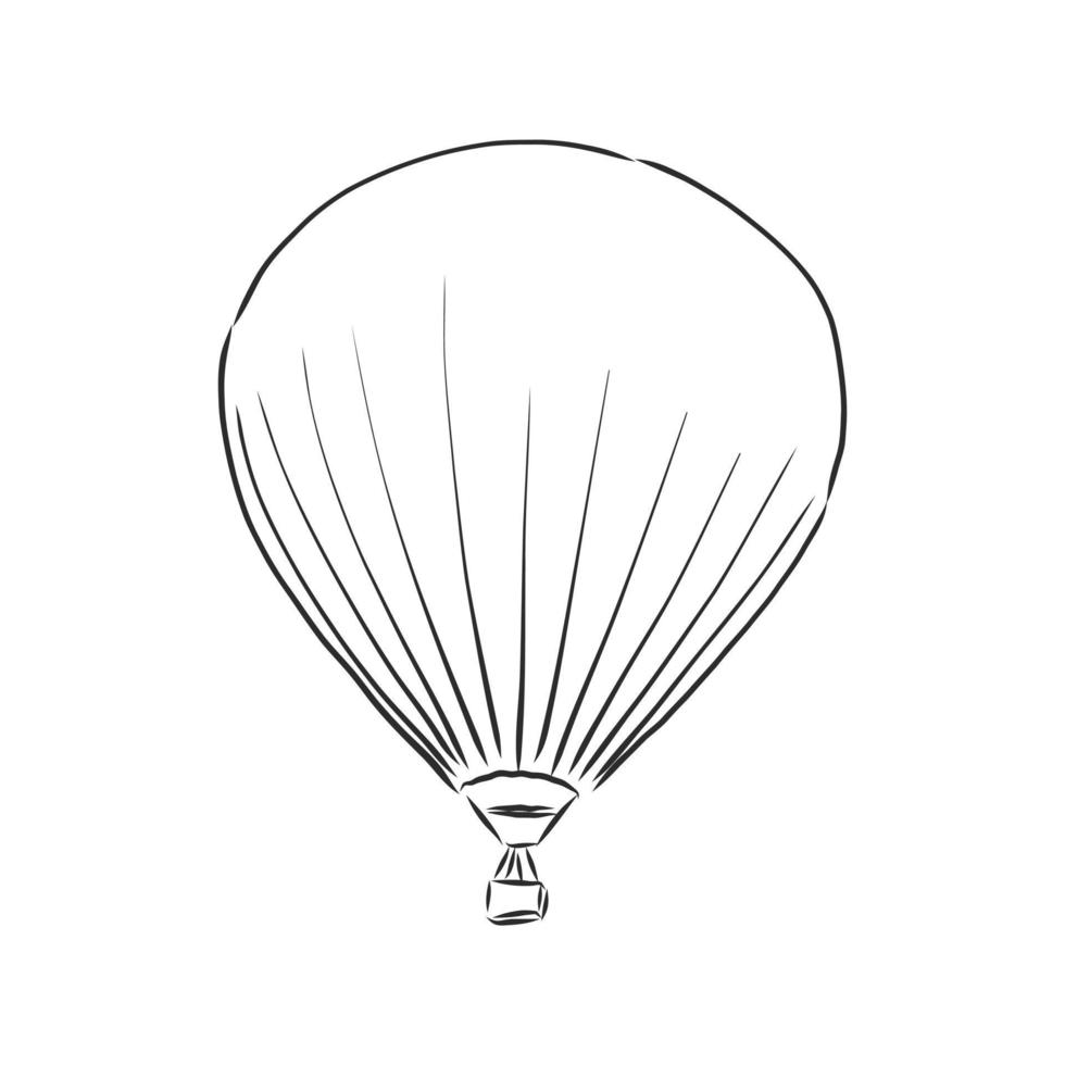 croquis de vecteur de ballon