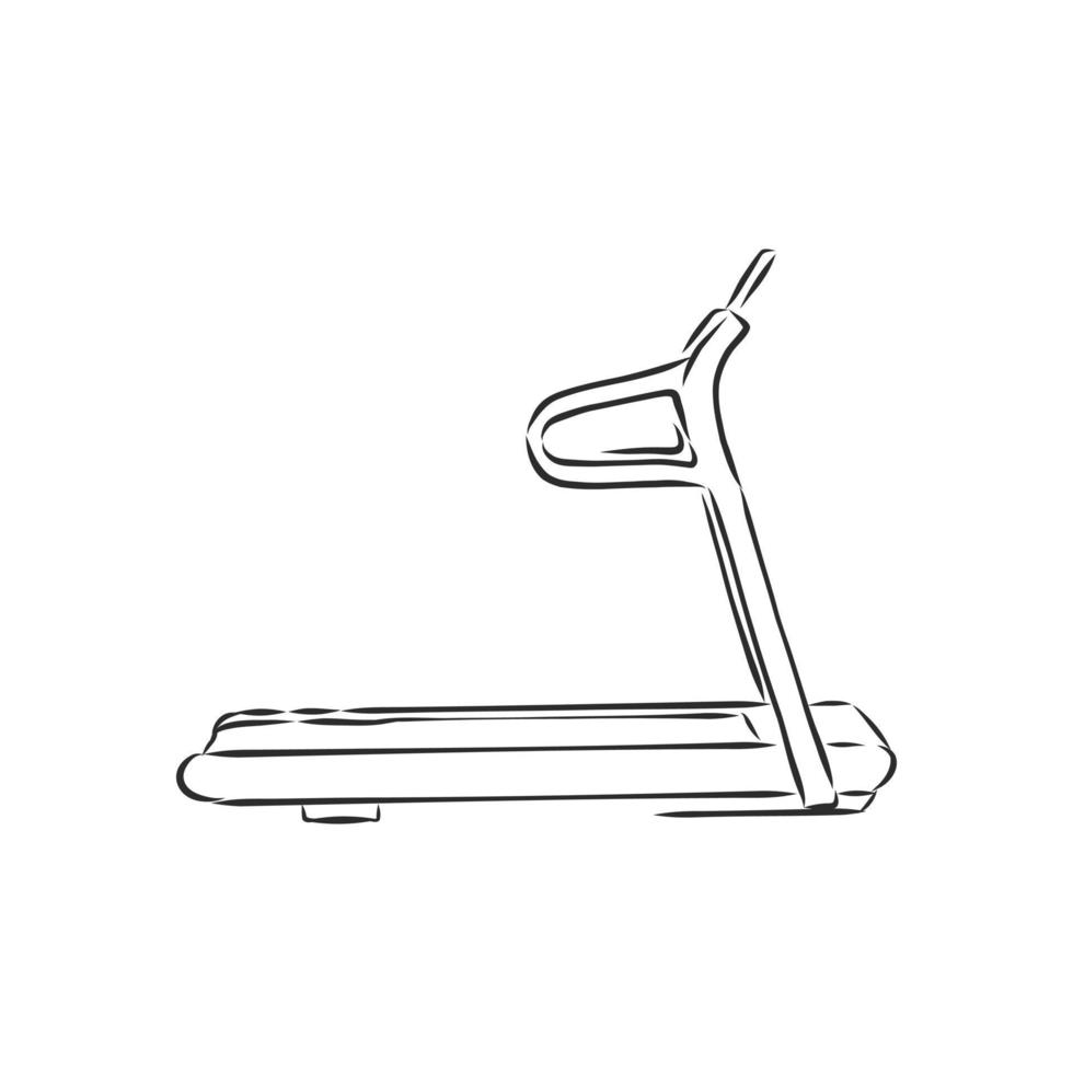 croquis de vecteur de vélo d'exercice