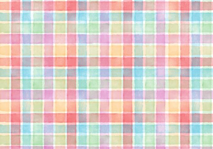 Gratuit Vector Watercolor Plaid Abstract Background
