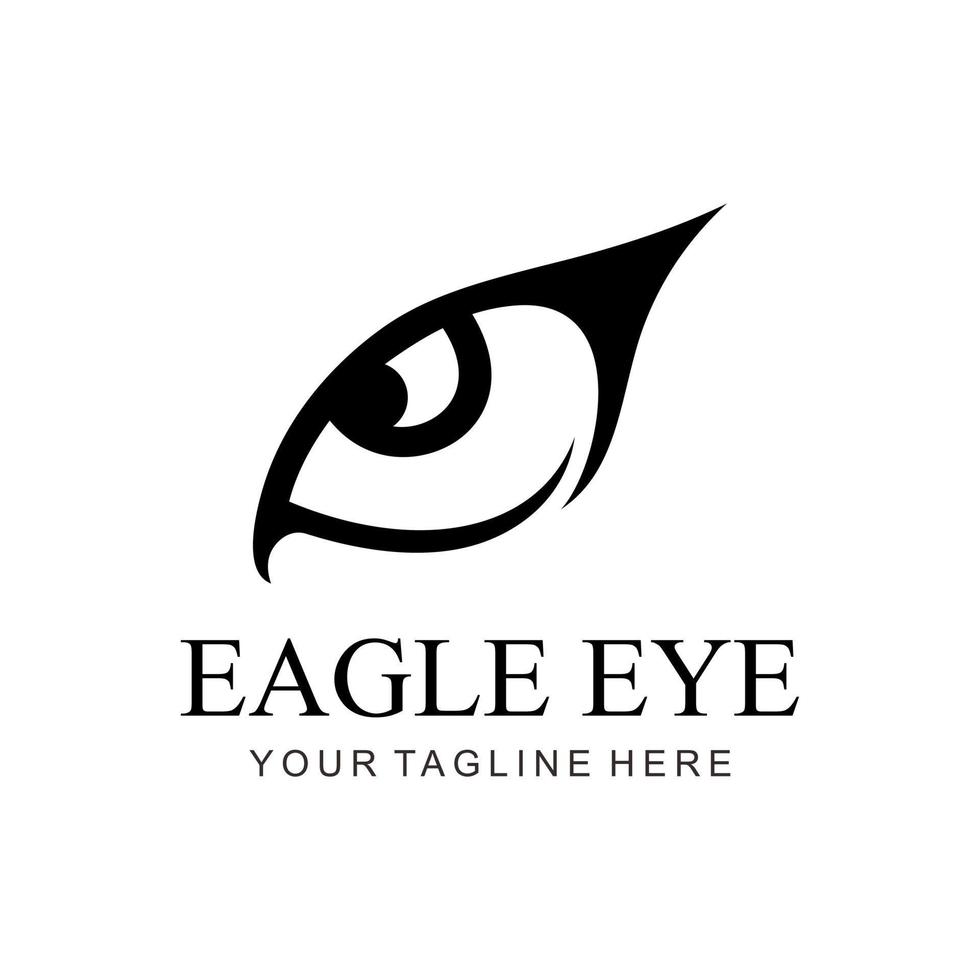 logo oeil d'aigle vecteur