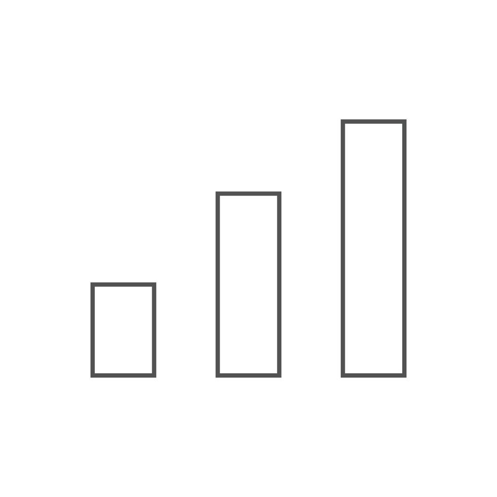 classer les icônes de croissance. utilisé pour le référencement ou la conception Web vecteur