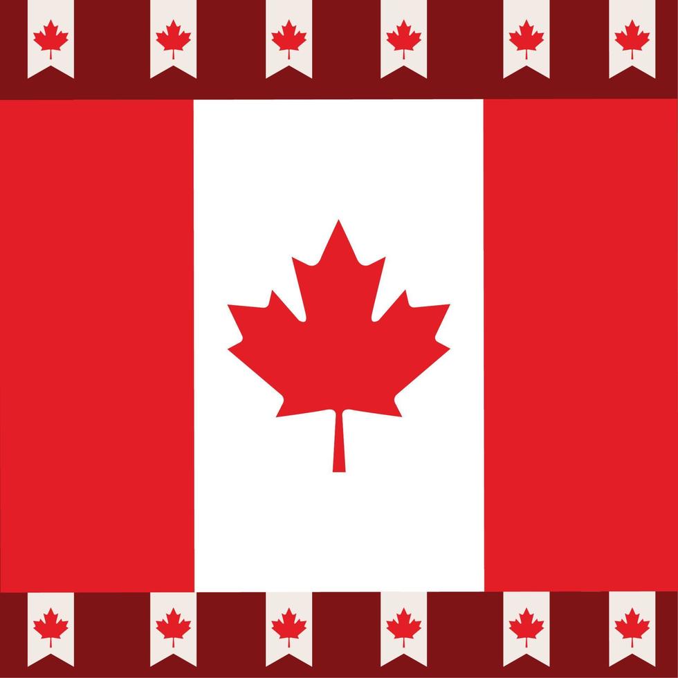 canada drapeau patriotisme vecteur