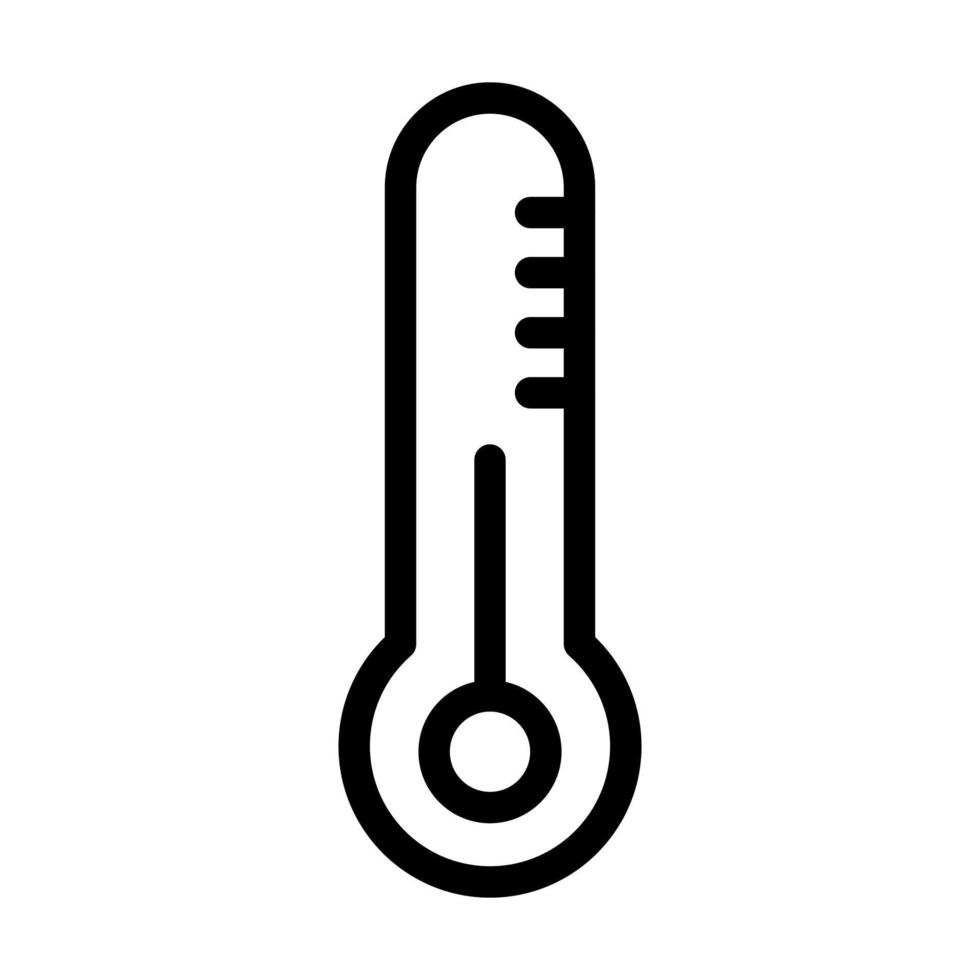 conception d'icône de thermomètre vecteur