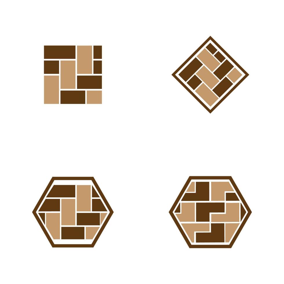 conception d'illustration vectorielle d'icône de mur de briques vecteur