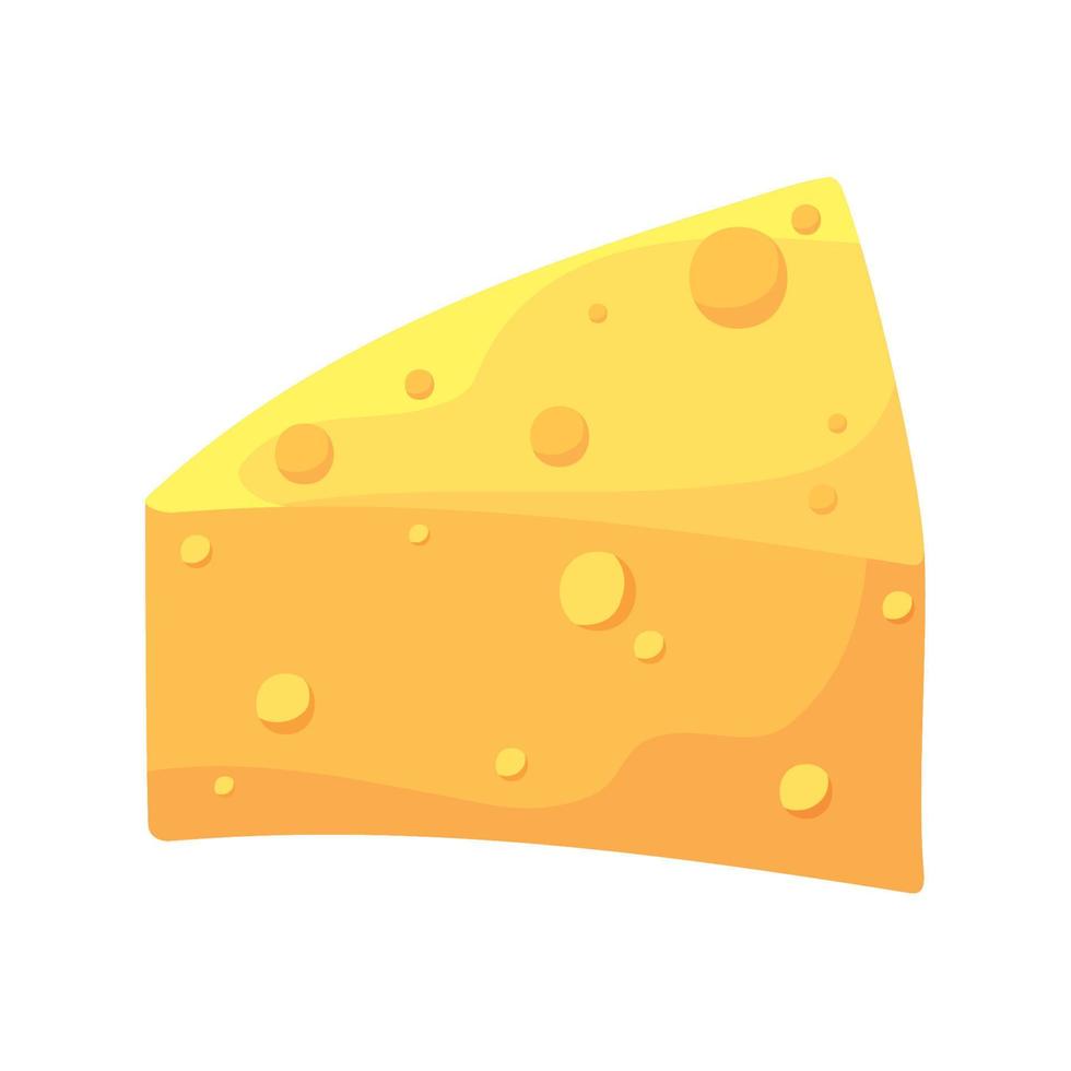 icône de tranche de fromage vecteur