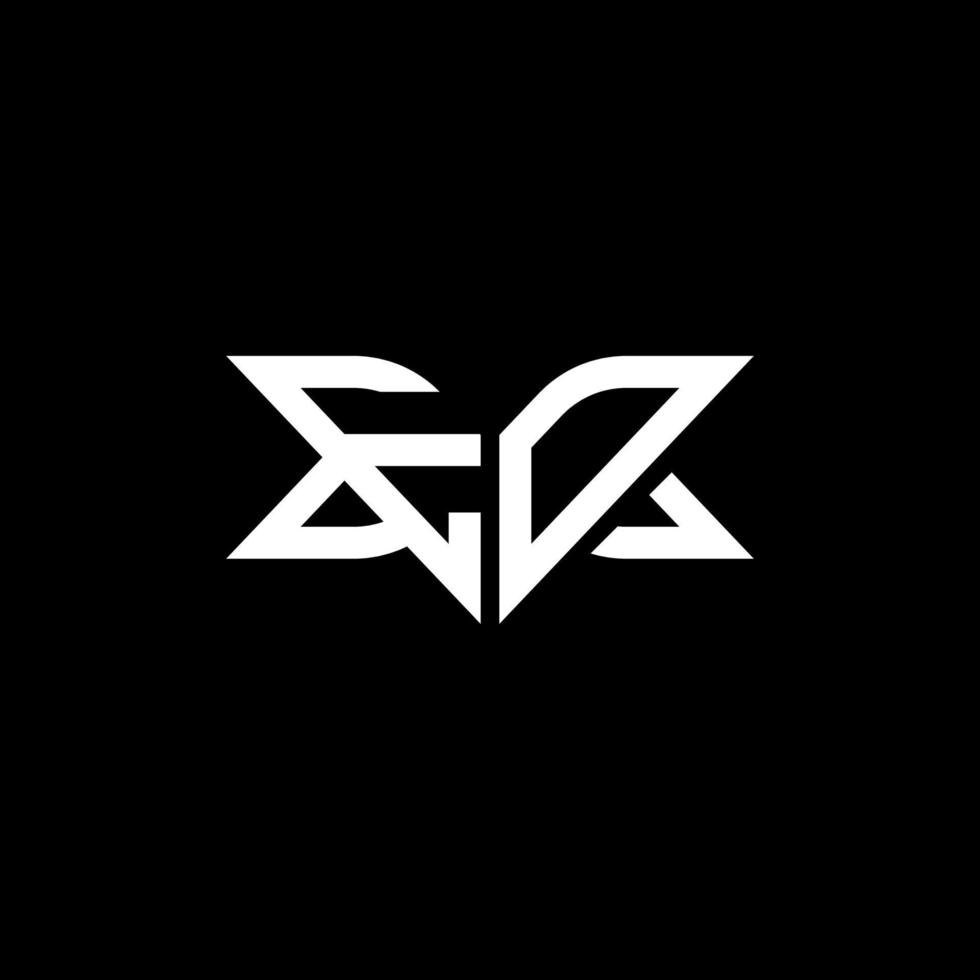 conception créative du logo de lettre ed avec graphique vectoriel, logo ed simple et moderne. vecteur