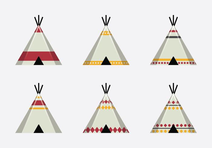 Illustration vectorielle Tipi gratuite vecteur