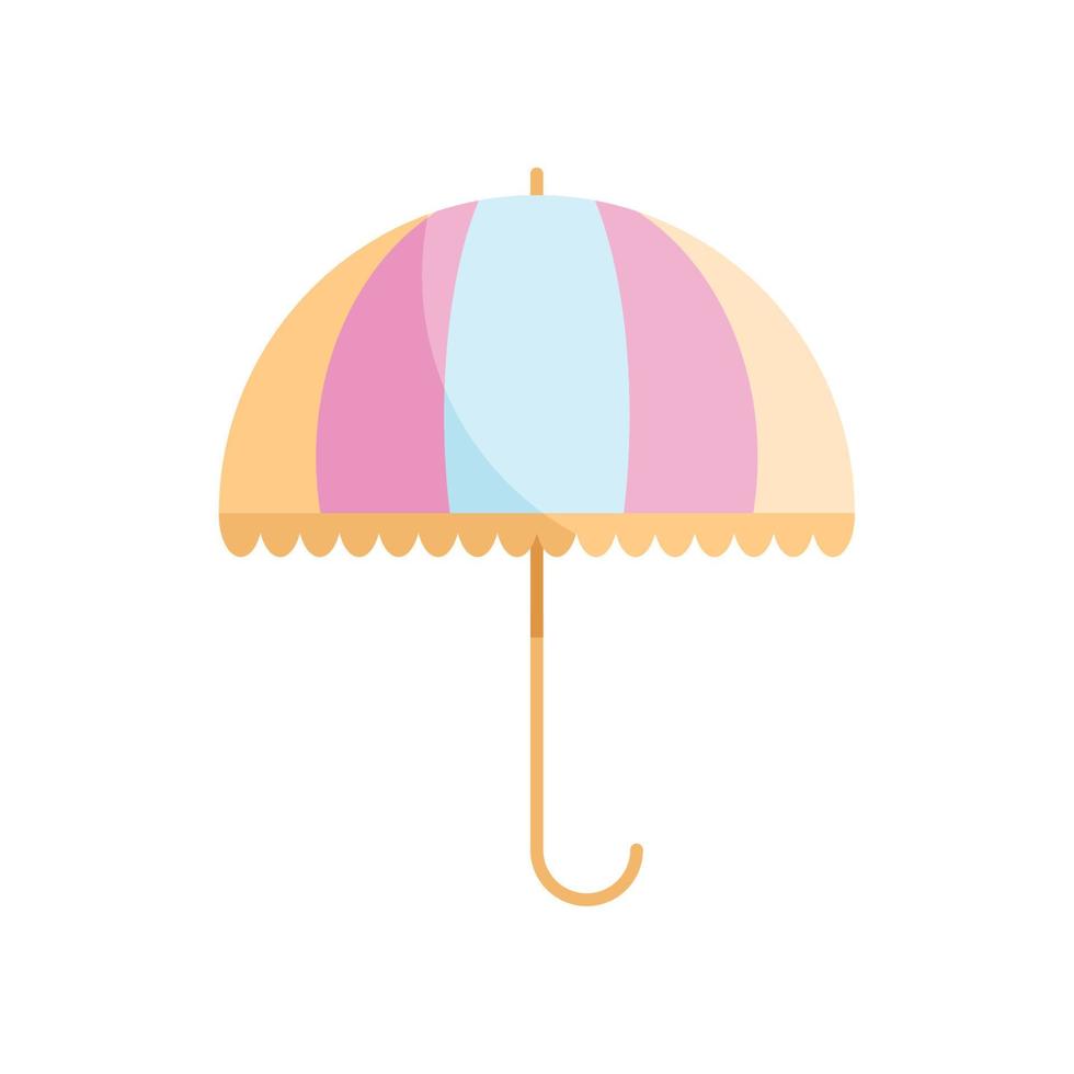 parapluie couleurs accessoire vecteur
