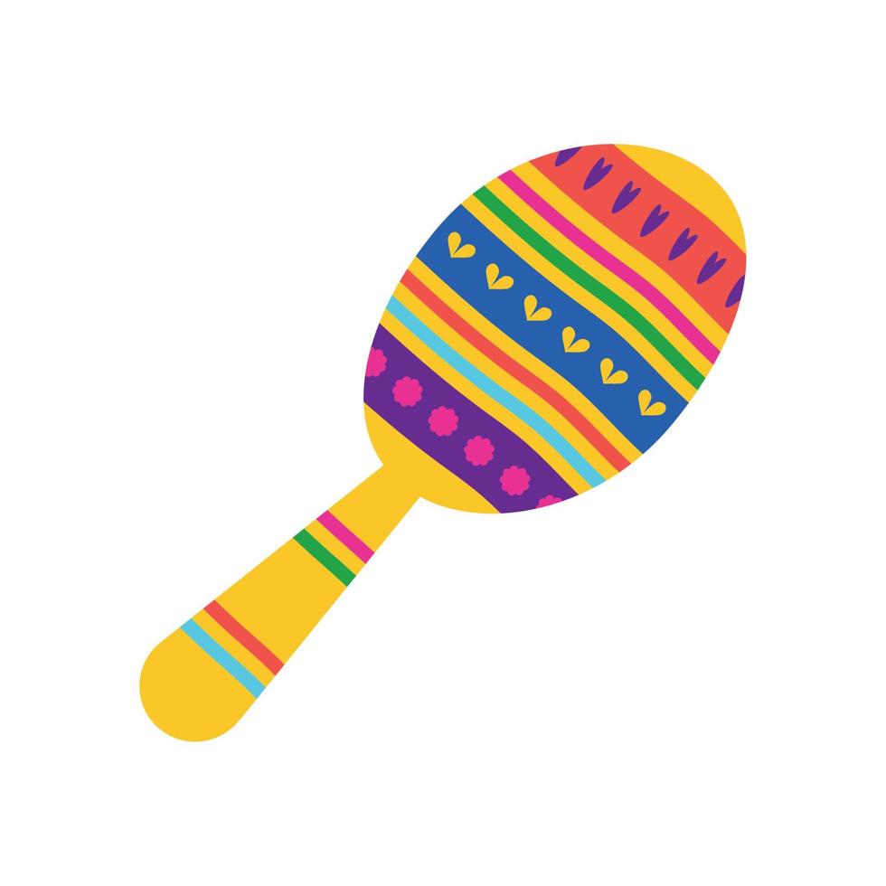 instrument de maraca mexicain vecteur