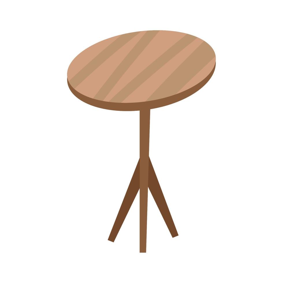 icône de meubles de table vecteur
