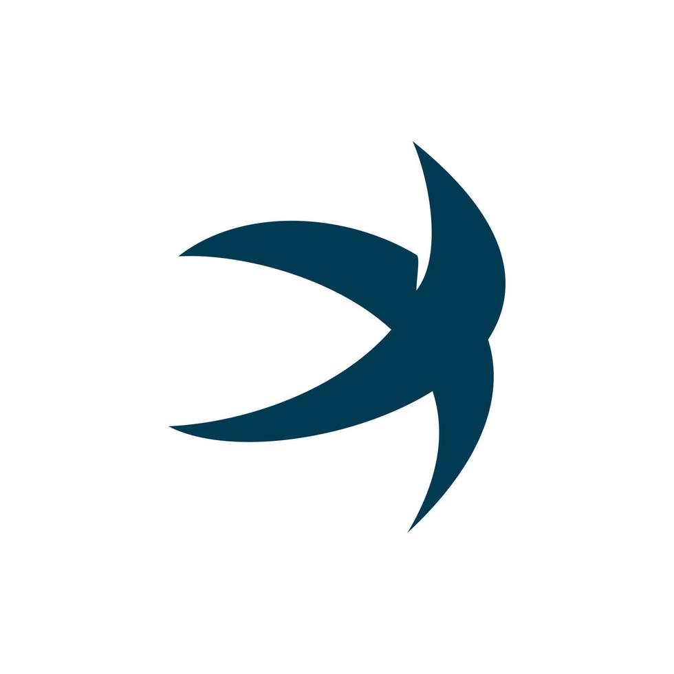 création de logo en forme de lettre x bleue vecteur