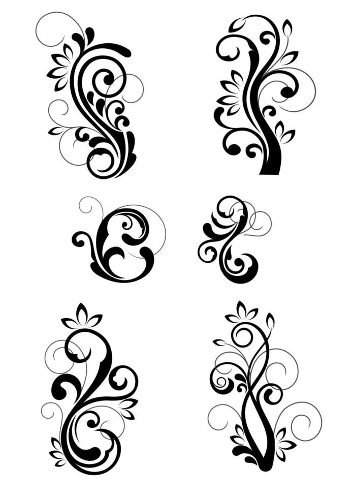 motifs floraux et fleuris vecteur