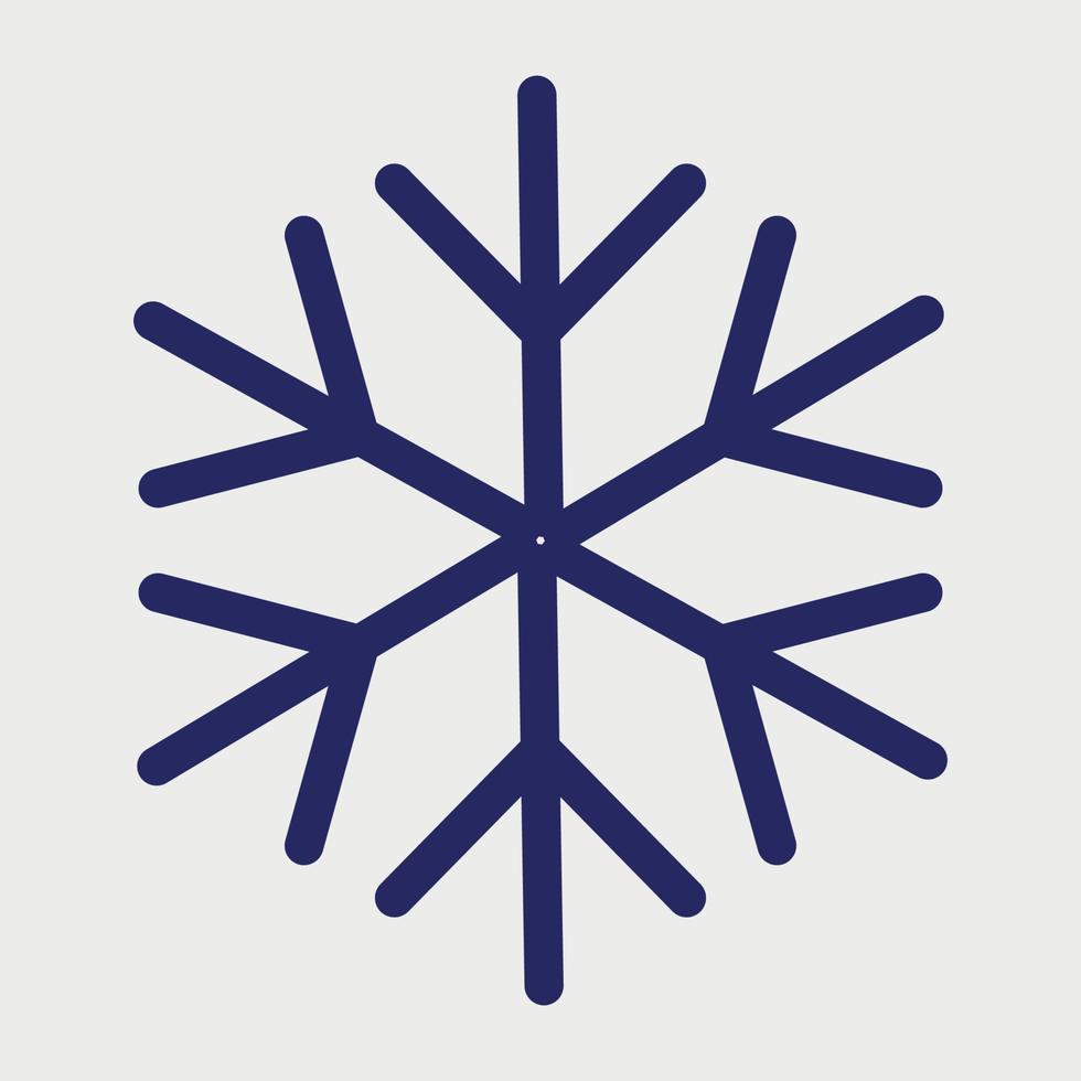 modèle de flocon de neige pour les cartes de vacances d'hiver vecteur