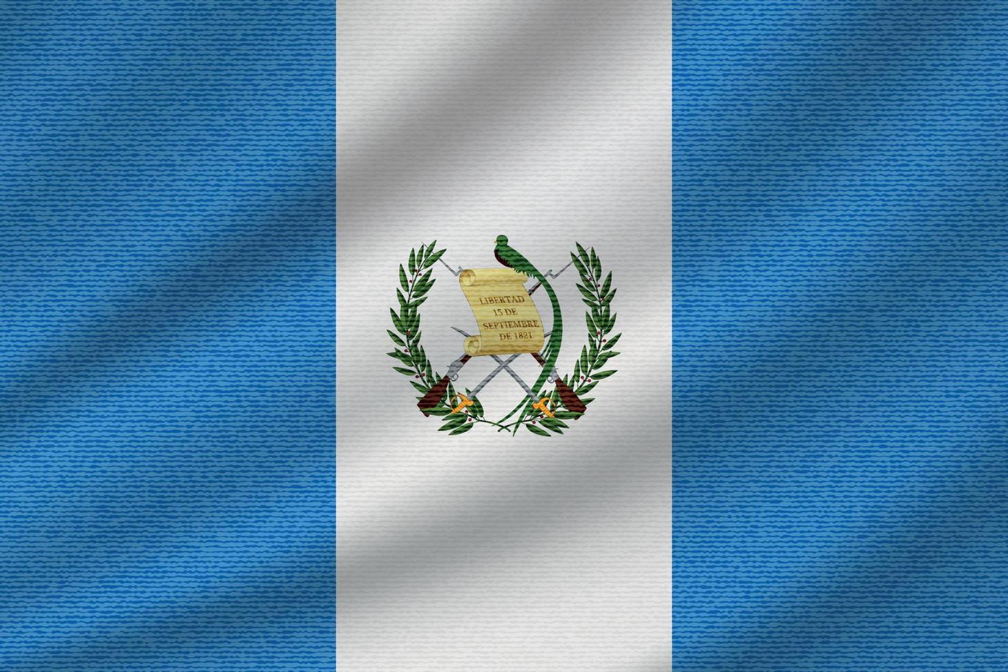 drapeau national du guatemala vecteur