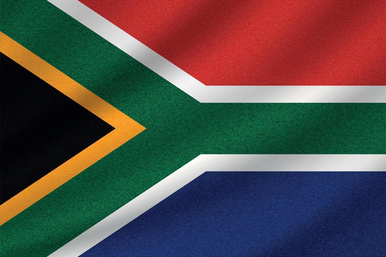 drapeau national de l'afrique du sud vecteur