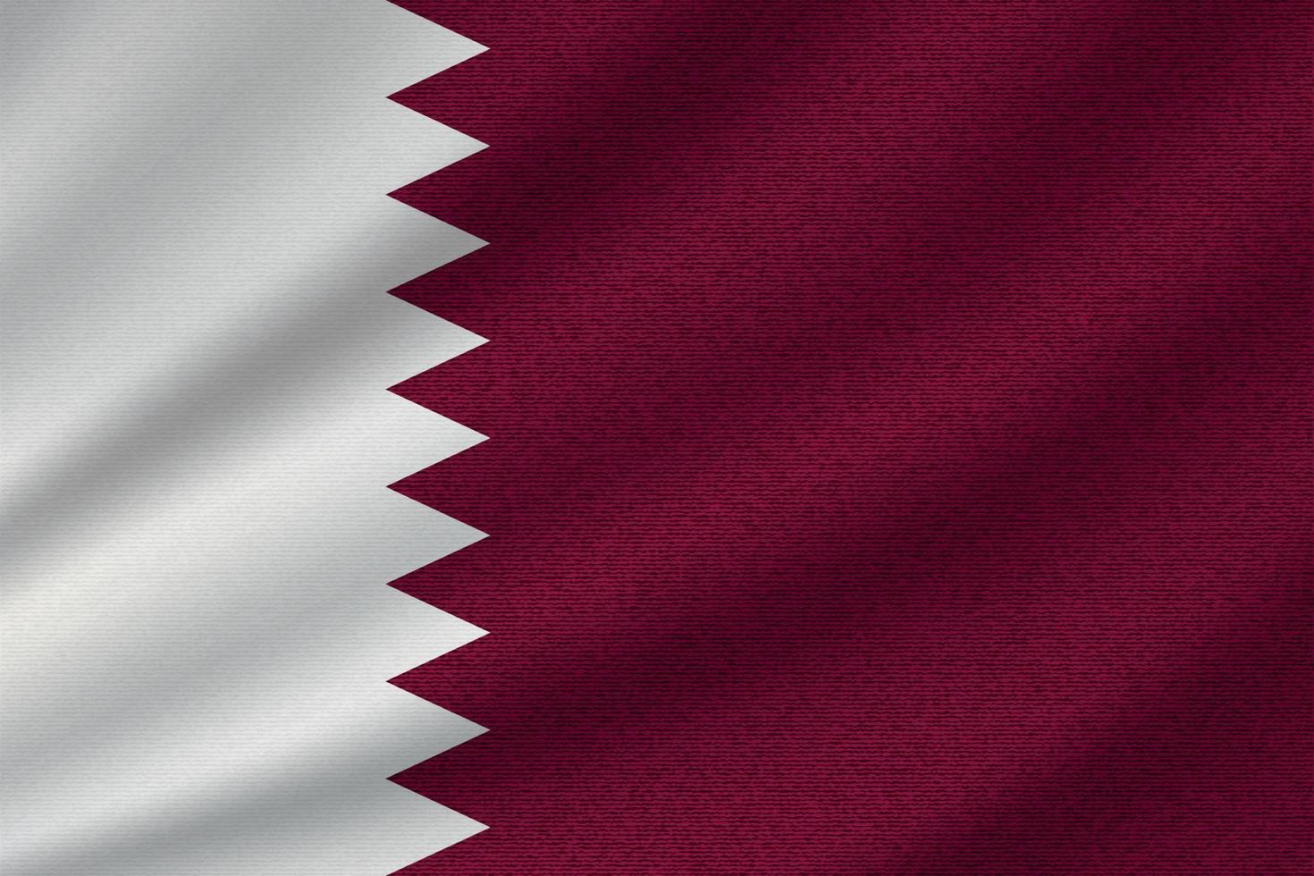 drapeau national du qatar vecteur