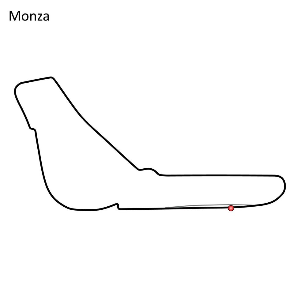 autodromo nazionale de monza vecteur