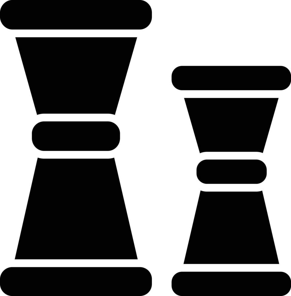 icône de glyphe de jigger vecteur