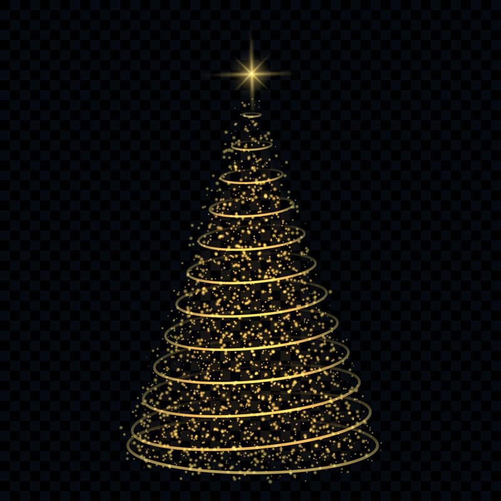 illustration vectorielle de sapin de noël vecteur