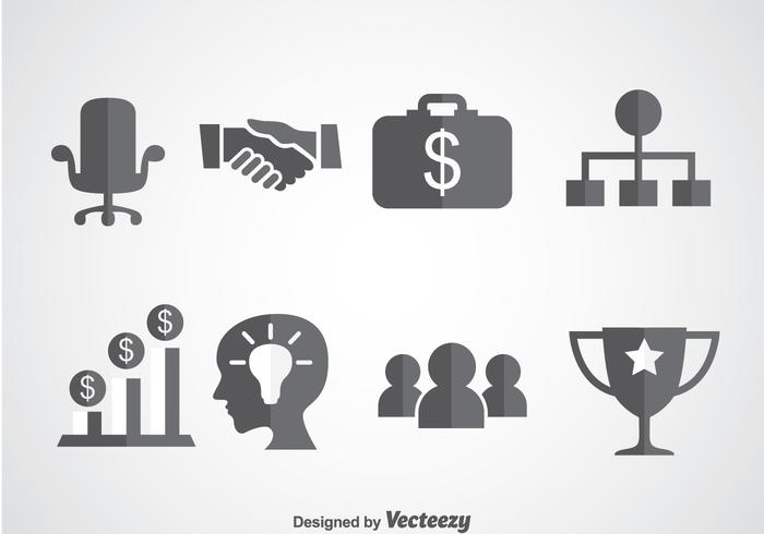 Vector d'icônes de démarrage d'entreprise