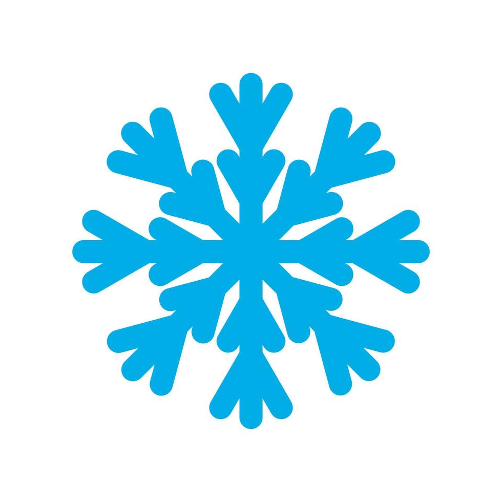 icône d'hiver de flocon de neige pour le graphique de conception vecteur