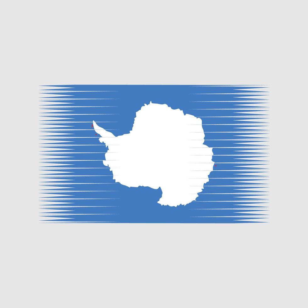 vecteur de drapeau de l'antarctique. drapeau national